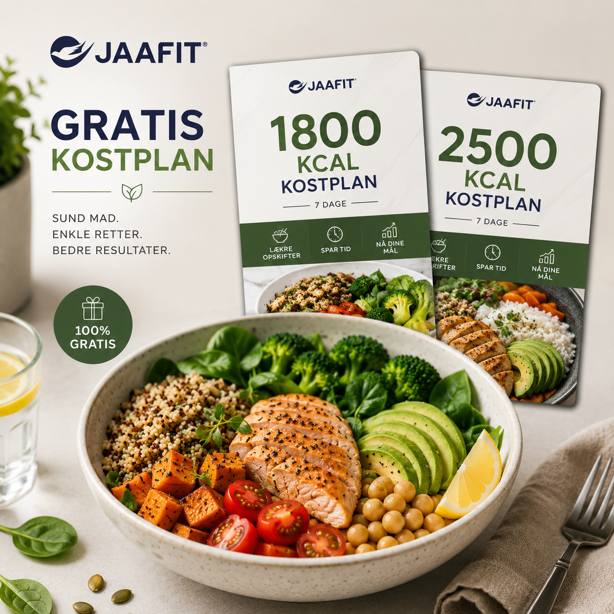 2 Gratis Kostplaner